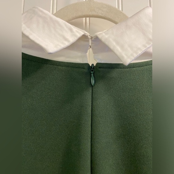 Tuckernuck English Ivy Dakotah Midi Dress Peter Pan Collar Long Sleeve Green XXL - Picture 8 of 13